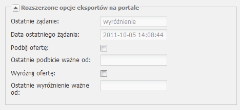 wyróżnianie i podbijanie ofert eksport ogłoszeń do serwisu Domiporta