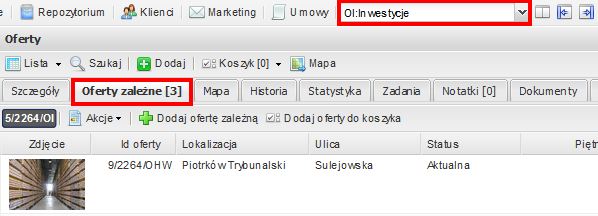 Zmiany w ofertach typu „Inwestycje”