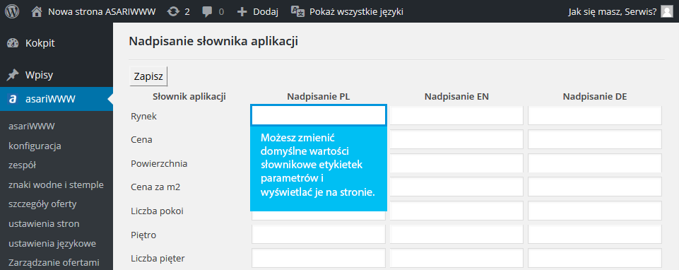 Zbuduj swój słownik na stronie RWD