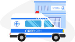 Zaoferowaliśmy Ministerstwu Zdrowia ASARI CRM jako system do zarządzania informacją o wolnych zasobach szpitali, w tym łóżkach dla pacjentów COVID-19