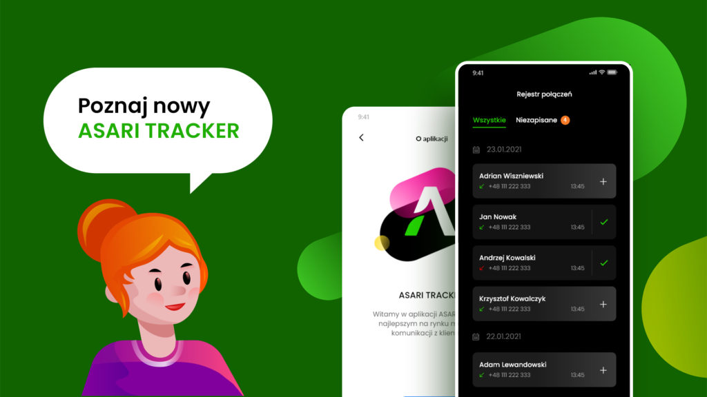 Nowy ASARI Tracker 6 z geolokalizacją i monitoringiem połączeń z klientami